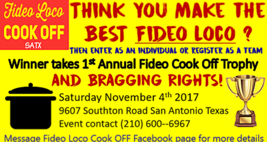 Fideo Loco Festival & Cook-Off